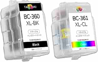 Canon BC-361XL/BC-360XL インクカートリッジ 11個 Amazon.co.jp: BC-360XL (BK/顔料 ブラック) + BC-361XL (CL/3色